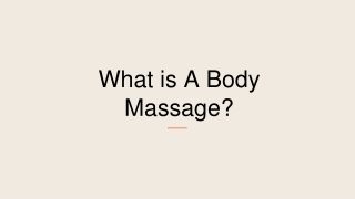 Massage Spa Services in Independence MO