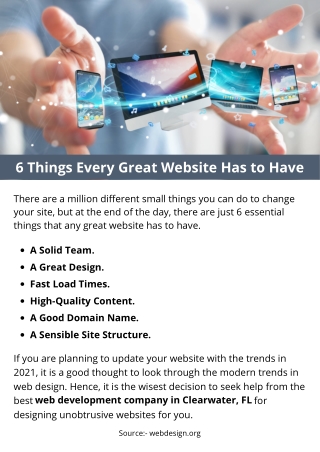 6 Things Every Great Website Has to Have