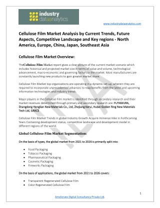 Cellulose Film Market Report 2021