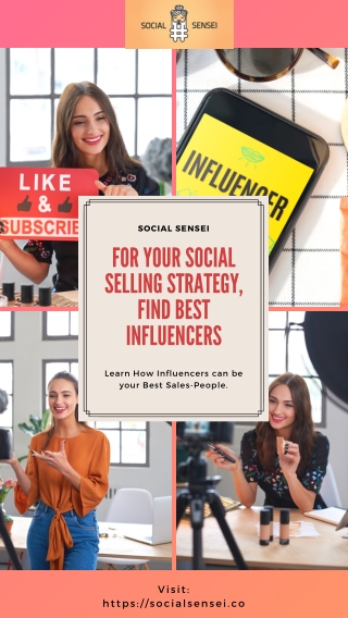 For Your Social Selling Strategy, find Best Influencers