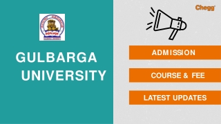 Gulbarga University - [GUG], Gulbarga