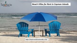 Beach Villas for Rent in Cayman Islands | turtlenestcondos.com