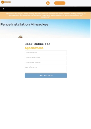 Fence Installation Milwaukee PDF