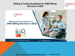 Billing & Coding Guidelines for DME Billing Services in 2022