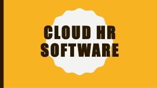 cloud hr software