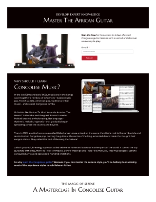 Learn African Guitar Online | Congolese Guitar Lessons Online