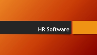 hr softwarwe