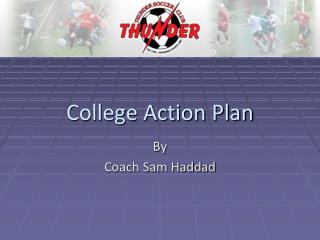 College Action Plan