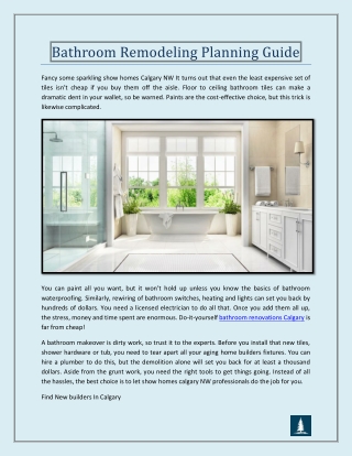 Bathroom Remodeling Planning Guide3