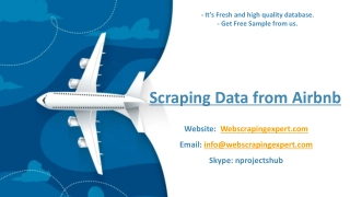 Scraping Data from Airbnb