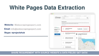 White Pages Data Extraction