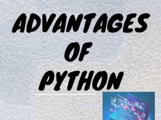 Adav. of Python