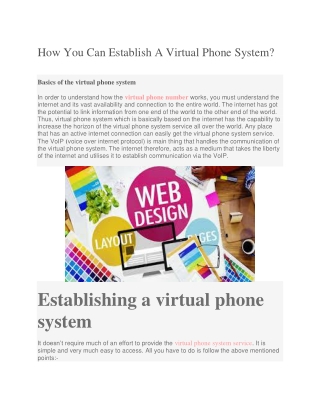 Virtual Phone System