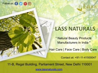 Organic Beauty Products in India | Natural Skin Care Products | Lass Naturals