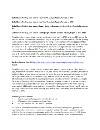 Global Storm Tracking Apps Market pdf