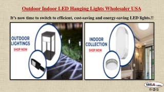 Outdoor Indoor LED Hanging Lights Wholesaler USA