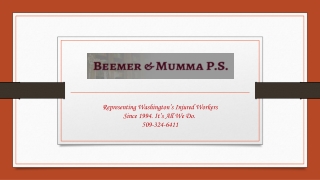 Beemer & Mumma P.S. | L&I Spokane Washington