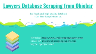 Lawyers Database Scraping from Ohiobar