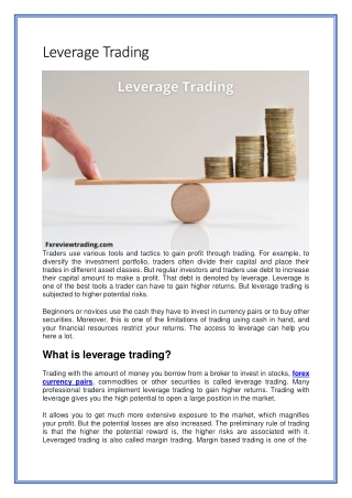 Leverage Trading