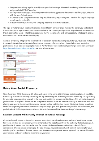 Natural Search Results Page