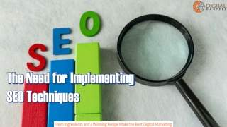 The Need for Implementing SEO Techniques