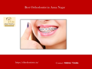 Best Orthodontist in Anna Nagar