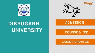 Dibrugarh University DU Dibrugarh-converted