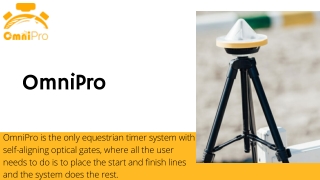 Equestrian sports timers - OmniPro