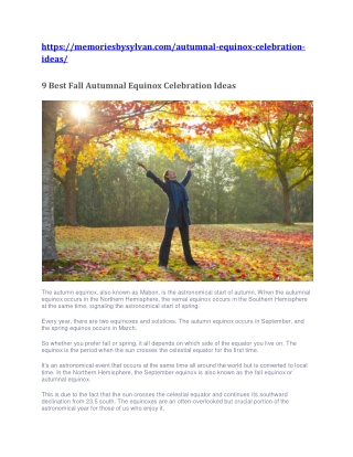 9 Best Fall Autumnal Equinox Celebration Ideas