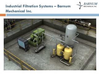Filtration Systems for Food and Beverage Industries