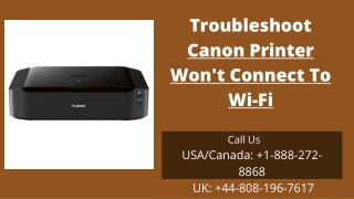 Solve Canon Printer Not Connecting To Wifi Error