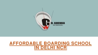 Affordable Boarding School in Delhi Ncr