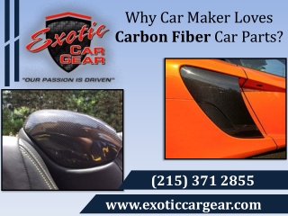 Car Maker Loves Carbon Fiber Car Parts