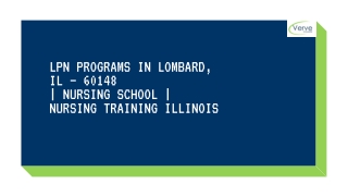 LPN Program in Lombard, IL – 60148 | Nursing School | Nursing Training Illinois