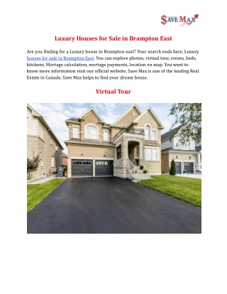 houses for sale in brampton east