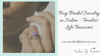 A One-Stop-Shop For The Finest Bridal Jewelry In Salem