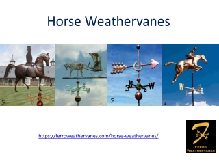 Horse Weathervanes-Ferro Weathervanes