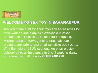 Sex Toys In Saharanpur Call  918882490728