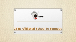 Best Quality Education in CBSE Affiliated School in Sonepat