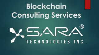 Blockchain Consulting Services