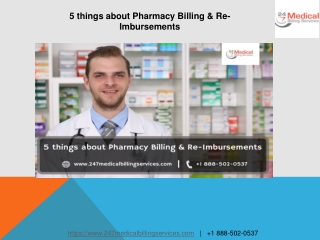 5 things about Pharmacy Billing & Re-Imbursements