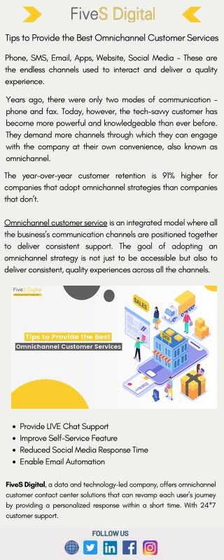 Tips to Provide the Best Omnichannel Customer Services