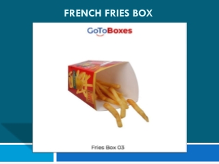 French Fries Box