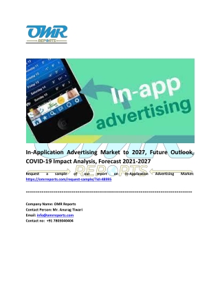 In-Application Advertising Market Analysis, Share, Trends and Overview 2021-2027