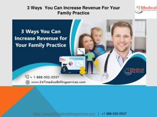 3 Ways  You Can Increase Revenue For Your Family Practice