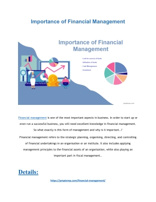 Importance of Financial Management