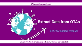 Extract Data from OTAs