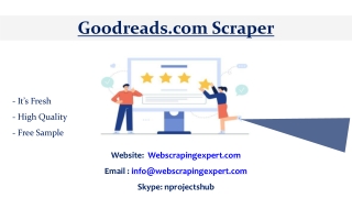Goodreads.com Scraper