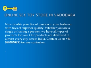 Sex Toys in Vadodara