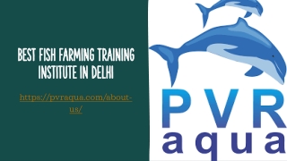 BEST FISH FARMING TRAINING INSTITUTE IN DELHI